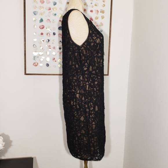 Max studio black lace & sequin dress size Small - Picture 4 of 7
